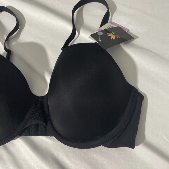 NWT Wacoal [ 32D US ] Lace Impression Underwire Contour‎ Bra Black - Picture 7 of 12